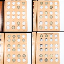 Partial Barber Quarter Book 1893-1915 32 coins