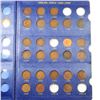 Image 4 : Partial Flying Eagle & Indian Cent Book 1857-1909 36 coins