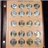 Image 3 : Complete Kennedy Half Dollar Book 1964-2017 100 coins