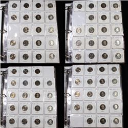 Mixed Washingon Quarter & Lincoln Cent Book 1968-2012 178 coins