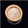 Image 2 : Mixed small cents 1c orig shotgun roll, 1918-d Wheat Cent, 1899 Indian Cent other end, McDonalds Wra