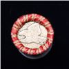 Image 3 : Mixed small cents 1c orig shotgun roll, 1858 Flying Eagle cent, 1898 Indian Cent other end, N.F. Str