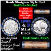 Image 1 : Buffalo Nickel Shotgun Roll in Old Bank Style 'Los Angeles Trust And Savins Bank'  Wrapper 1923 & d 