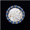 Image 2 : Buffalo Nickel Shotgun Roll in Old Bank Style 'Los Angeles Trust And Savins Bank'  Wrapper 1923 & d 