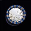 Image 2 : Buffalo Nickel Shotgun Roll in Old Bank Style 'Los Angeles Trust And Savins Bank'  Wrapper 1916 & d 