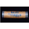 Image 5 : Buffalo Nickel Shotgun Roll in Old Bank Style 'Los Angeles Trust And Savins Bank'  Wrapper 1916 & d 