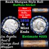 Image 1 : Buffalo Nickel Shotgun Roll in Old Bank Style 'Los Angeles Trust And Savins Bank'  Wrapper 1916 & s 