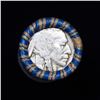 Image 2 : Buffalo Nickel Shotgun Roll in Old Bank Style 'Los Angeles Trust And Savins Bank'  Wrapper 1924 & s 