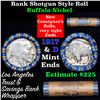 Image 1 : Buffalo Nickel Shotgun Roll in Old Bank Style 'Los Angeles Trust And Savins Bank'  Wrapper 1917 & d 