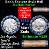 Image 1 : Buffalo Nickel Shotgun Roll in Old Bank Style 'Los Angeles Trust And Savins Bank'  Wrapper 1919 & s 