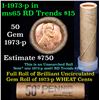 Image 1 : Uncirculated Shotgun Lincoln 1c roll, 1973-p 50 pcs Brandt Wrapper