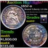 Image 1 : ***Auction Highlight*** 1857-o Seated Liberty Half Dime 1/2 10c Graded Choice+ Unc BY USCG (fc)