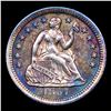 Image 2 : ***Auction Highlight*** 1857-o Seated Liberty Half Dime 1/2 10c Graded Choice+ Unc BY USCG (fc)