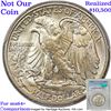 Image 7 : ***Auction Highlight*** 1923-s Walking Liberty Half Dollar 50c Graded Choice Unc By USCG (fc)