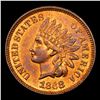 Image 2 : ***Auction Highlight*** 1868 Indian Cent 1c Graded Unc+ RB By USCG (fc)