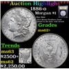 Image 1 : ***Auction Highlight*** 1886-o Morgan Dollar $1 Graded Select Unc By USCG (fc)
