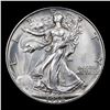 Image 2 : ***Auction Highlight*** 1938-d Walking Liberty Half Dollar 50c Graded GEM+ Unc By USCG (fc)