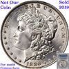 Image 8 : ***Auction Highlight*** 1886-p Vam 6B R5 TOP POP Morgan Dollar $1 Graded GEM+++ Unc BY USCG (fc)
