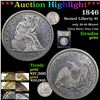 Image 1 : Proof *Highlight Of Entire Auction* 1846 Seated Liberty Dollar $1 Graded Select Proof BY USCG (fc)