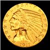 Image 2 : ***Auction Highlight*** 1911-p Gold Indian Half Eagle $5 Graded Choice+ Unc By USCG (fc)