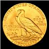 Image 3 : ***Auction Highlight*** 1911-p Gold Indian Half Eagle $5 Graded Choice+ Unc By USCG (fc)