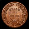 Image 3 : ***Auction Highlight*** 1863 Union For Ever F-174/272 Civil War Token 1c Graded GEM Unc BN By USCG (