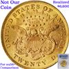 Image 7 : ***Auction Highlight*** 1870-p Gold Liberty Double Eagle $20 Graded Choice AU/BU Slider+ By USCG (fc