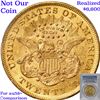 Image 9 : ***Auction Highlight*** 1870-p Gold Liberty Double Eagle $20 Graded Choice AU/BU Slider+ By USCG (fc