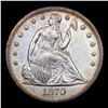 Image 2 : ***Auction Highlight*** 1870-p Seated Liberty Dollar $1 Graded Select Unc By USCG (fc)