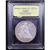 Image 4 : ***Auction Highlight*** 1870-p Seated Liberty Dollar $1 Graded Select Unc By USCG (fc)