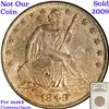 Image 6 : ***Auction Highlight*** 1849-o Seated Half Dollar 50c Graded Select Unc By USCG (fc)
