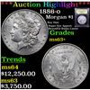 Image 1 : ***Auction Highlight*** 1886-o Morgan Dollar $1 Graded Select+ Unc By USCG (fc)