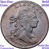 Image 12 : *Highlight Of Entire Auction* 1798 2nd Hair S-184 Draped Bust  1c Graded Select Unc BN By USCG (fc)