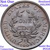 Image 13 : *Highlight Of Entire Auction* 1798 2nd Hair S-184 Draped Bust  1c Graded Select Unc BN By USCG (fc)
