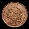 Image 3 : *Highlight Of Entire Auction* 1798 2nd Hair S-184 Draped Bust  1c Graded Select Unc BN By USCG (fc)
