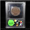 Image 5 : *Highlight Of Entire Auction* 1798 2nd Hair S-184 Draped Bust  1c Graded Select Unc BN By USCG (fc)