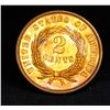 Image 7 : Proof ***Auction Highlight*** 1866 Two Cent Piece 2c Graded Gem Proof Red By USCG (fc)