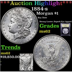 ***Auction Highlight*** 1884-s Morgan Dollar $1 Graded Select Unc By USCG (fc)