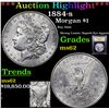 Image 1 : ***Auction Highlight*** 1884-s Morgan Dollar $1 Graded Select Unc By USCG (fc)