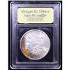 Image 4 : ***Auction Highlight*** 1884-o Monster Rainbow Toned Vam 41 R5 Morgan Dollar $1 Graded GEM+ Unc By U
