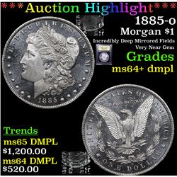 ***Auction Highlight*** 1885-o Morgan Dollar $1 Graded Choice Unc+ DMPL BY USCG (fc)