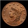 Image 2 : ***Auction Highlight*** 1825 N-3 R-3 Coronet Head Large Cent 1c Graded GEM Unc BN BY USCG (fc)