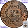 Image 7 : ***Auction Highlight*** 1825 N-3 R-3 Coronet Head Large Cent 1c Graded GEM Unc BN BY USCG (fc)