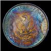 Image 3 : ***Auction Highlight*** 1902-p Rainbow Toned Morgan Dollar $1 Grades Choice+ Unc (fc)