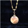 Image 4 : ***Auction Highlight*** 1849-o Gold $1 Mounted On a Beautiful Opal W/ 14k Gold Nugget Chain & 14k Go