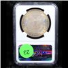 Image 3 : NGC 1883-p Rainbow Toned Morgan Dollar $1 Graded ms63 By NGC