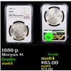 Image 1 : NGC 1886-p Morgan Dollar $1 Graded ms63 By NGC