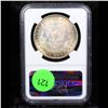 Image 3 : NGC 1881-p Rainbow Toned Morgan Dollar $1 Graded ms63 By NGC