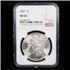 Image 2 : NGC 1887-p Morgan Dollar $1 Graded ms64 By NGC