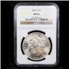 Image 2 : NGC 1885-o Morgan Dollar $1 Graded ms63 By NGC